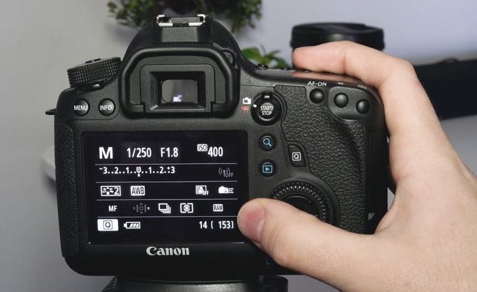 Professional DSLR camera and photography equipment